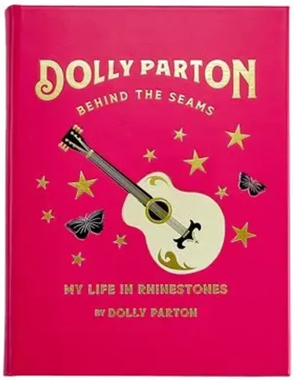 Dolly Parton Leatherbound book - Pink