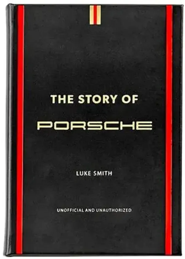 The Story of Porsche Leatherbound Book - Black