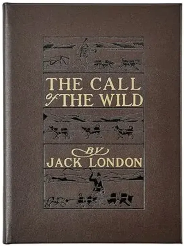 The Call of the Wild Leatherbound Book - Brown