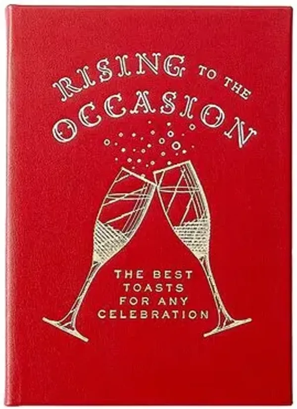 Rising to the Occasion Leatherbound Book - Red