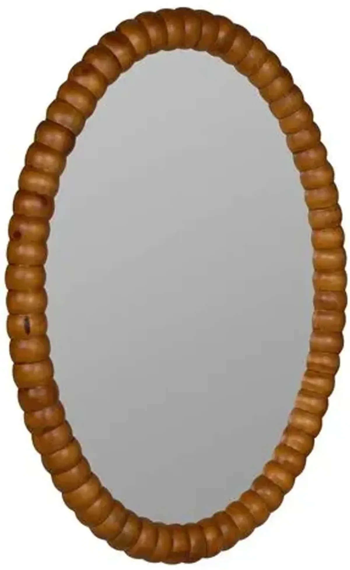 Thalric Oval Wall Mirror - Natural