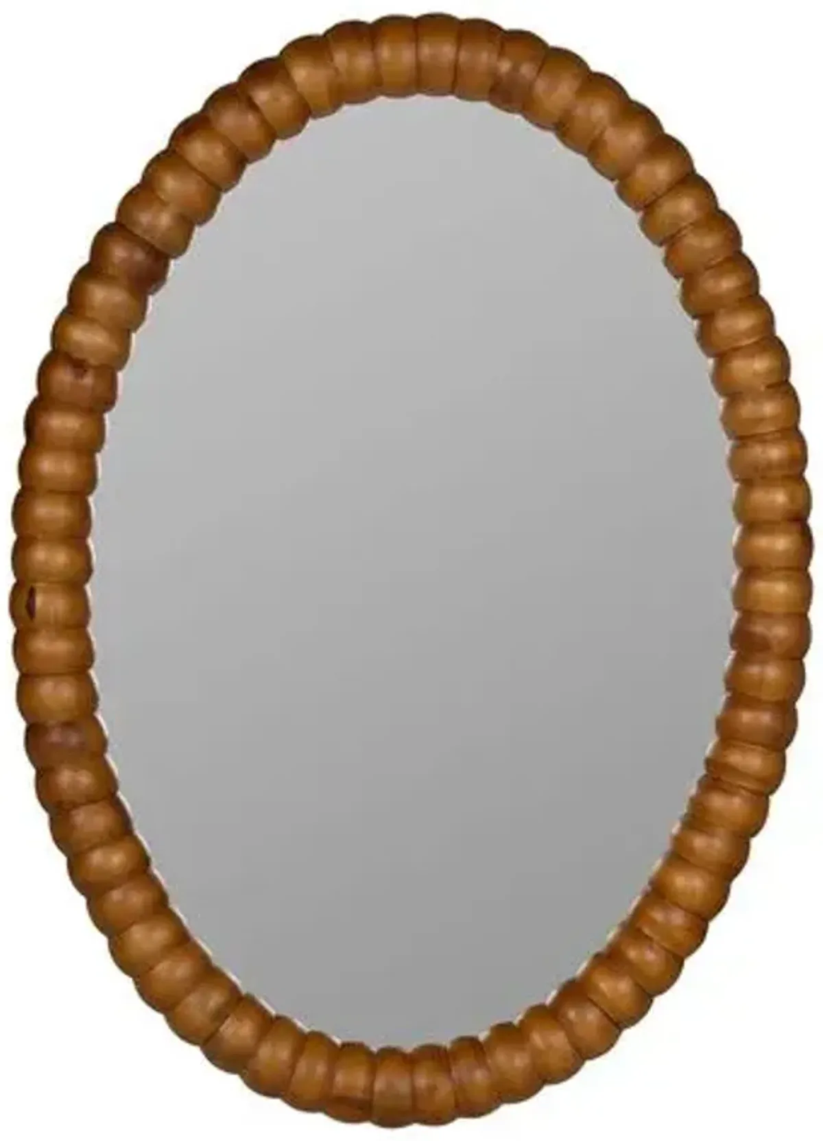 Thalric Oval Wall Mirror - Natural