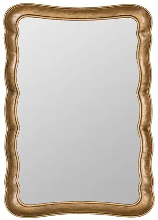 Lazelle Wall Mirror - Antique Gold
