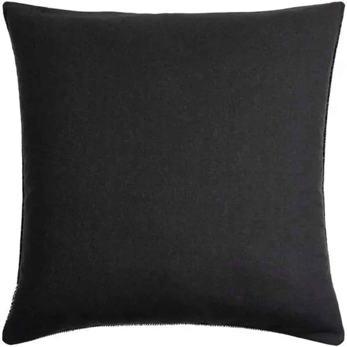 Myrna Patterned Cotton/Poly Accent Pillow - Black/Ivory - Becki Owens for Surya