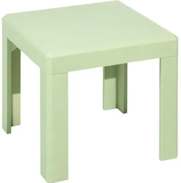 Loro Resin End Table - Becki Owens for Surya - Green