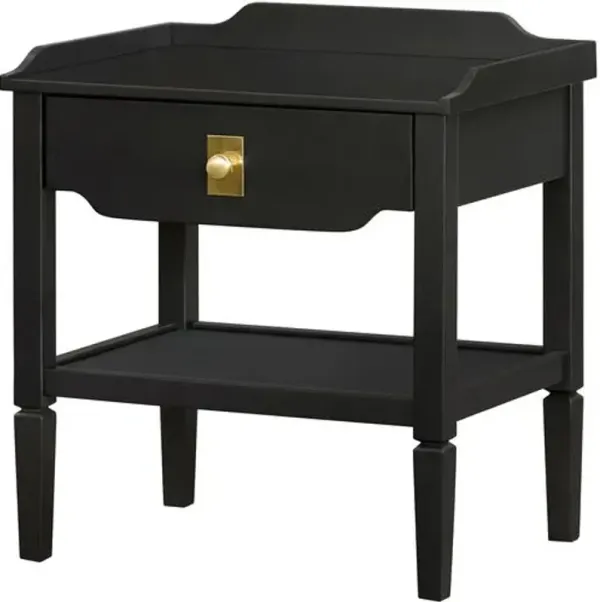 Doheny Wooden End Table - Becki Owens for Surya - Black