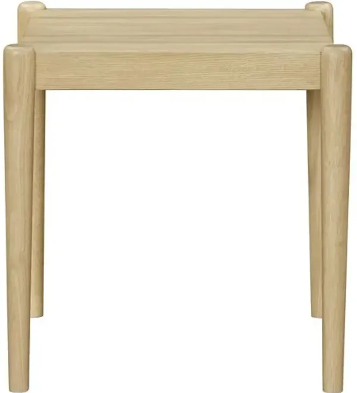Brisa Wooden End Table - Natural - Becki Owens for Surya - Brown
