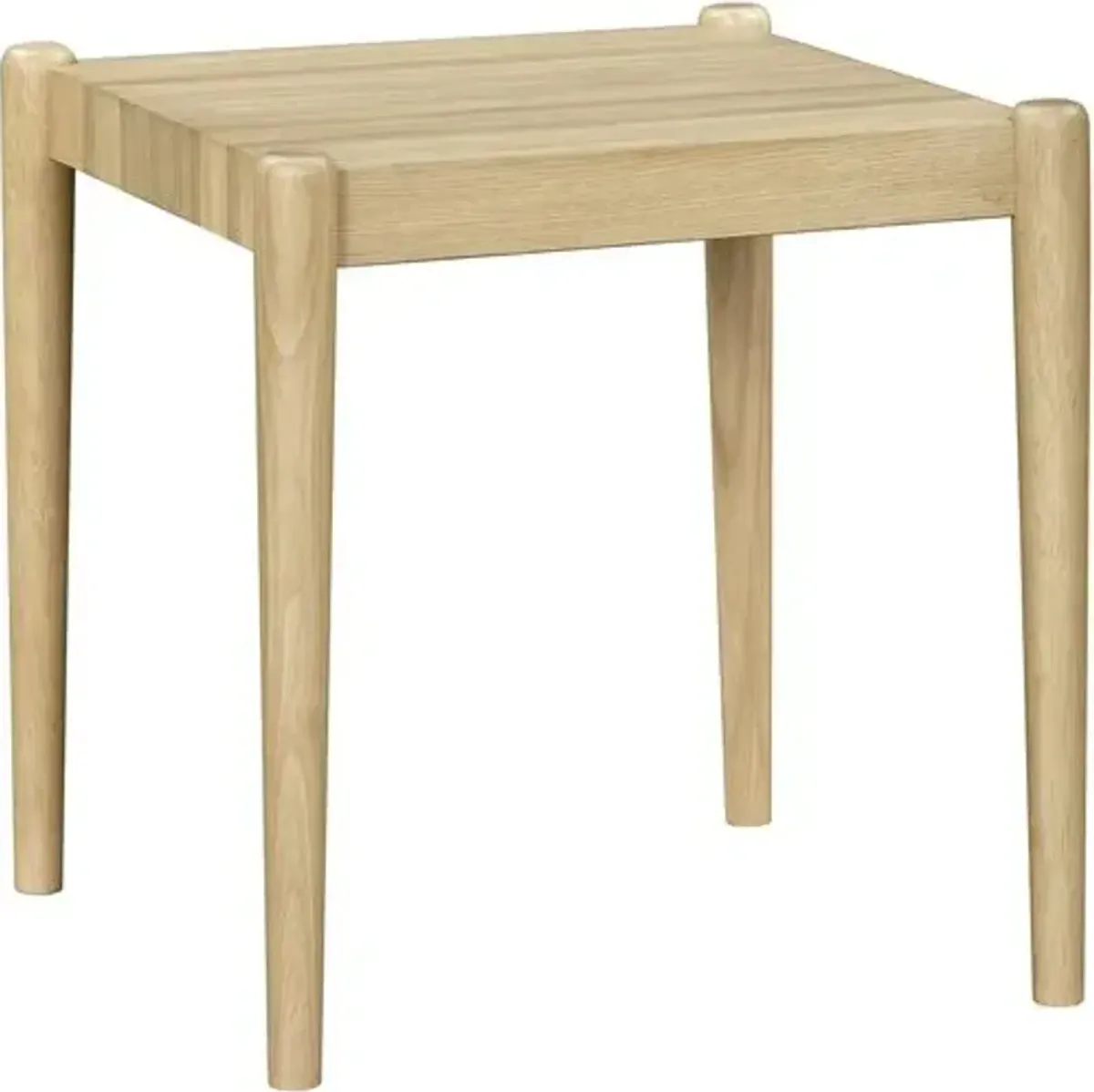 Brisa Wooden End Table - Natural - Becki Owens for Surya - Brown