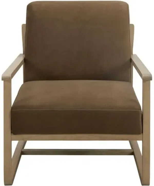 MAX Home Everett Leather Accent Chair by Bloomingdale's