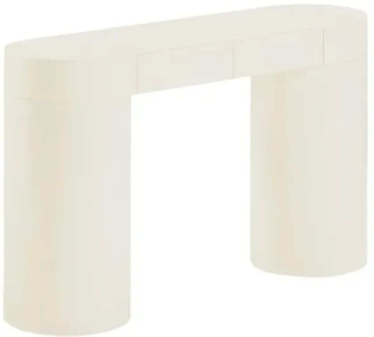 Xavia Lacquer Console Table - White