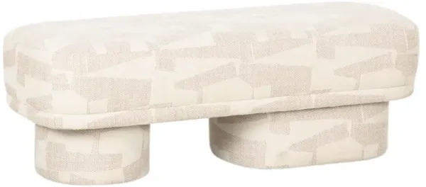 Ulani Printed Jacquard Bench