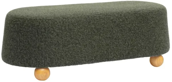 Parven Faux Mohair Ottoman