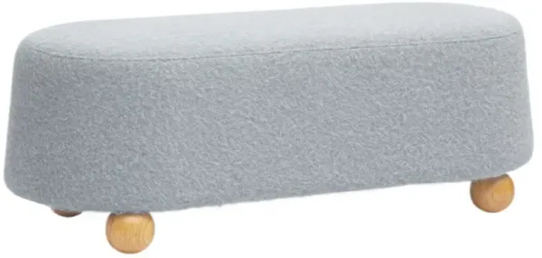 Parven Faux Mohair Ottoman