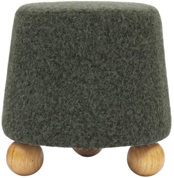 Parven Faux Mohair Stool