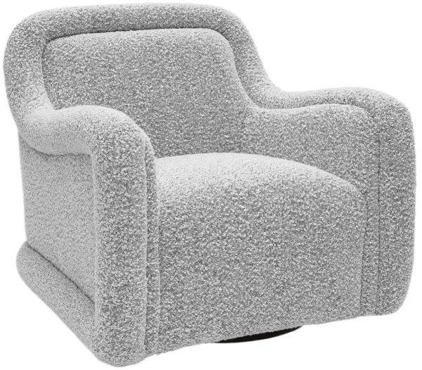 Umber Boucle Swivel Chair