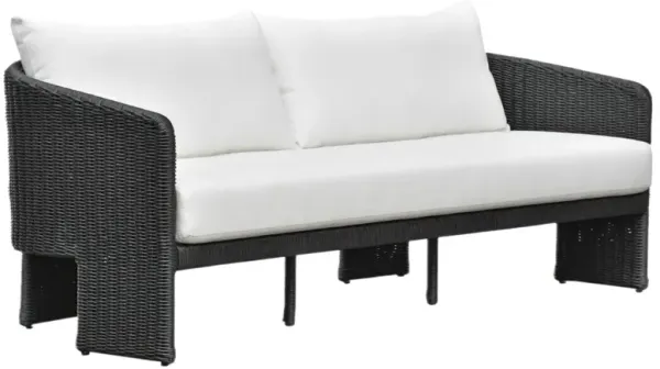 Cerelia Outdoor Performance Fabric Wicker Sofa