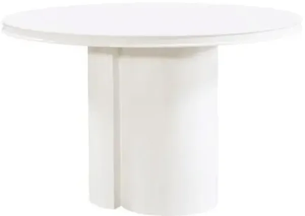 Dareth Lacquer Round Dining Table