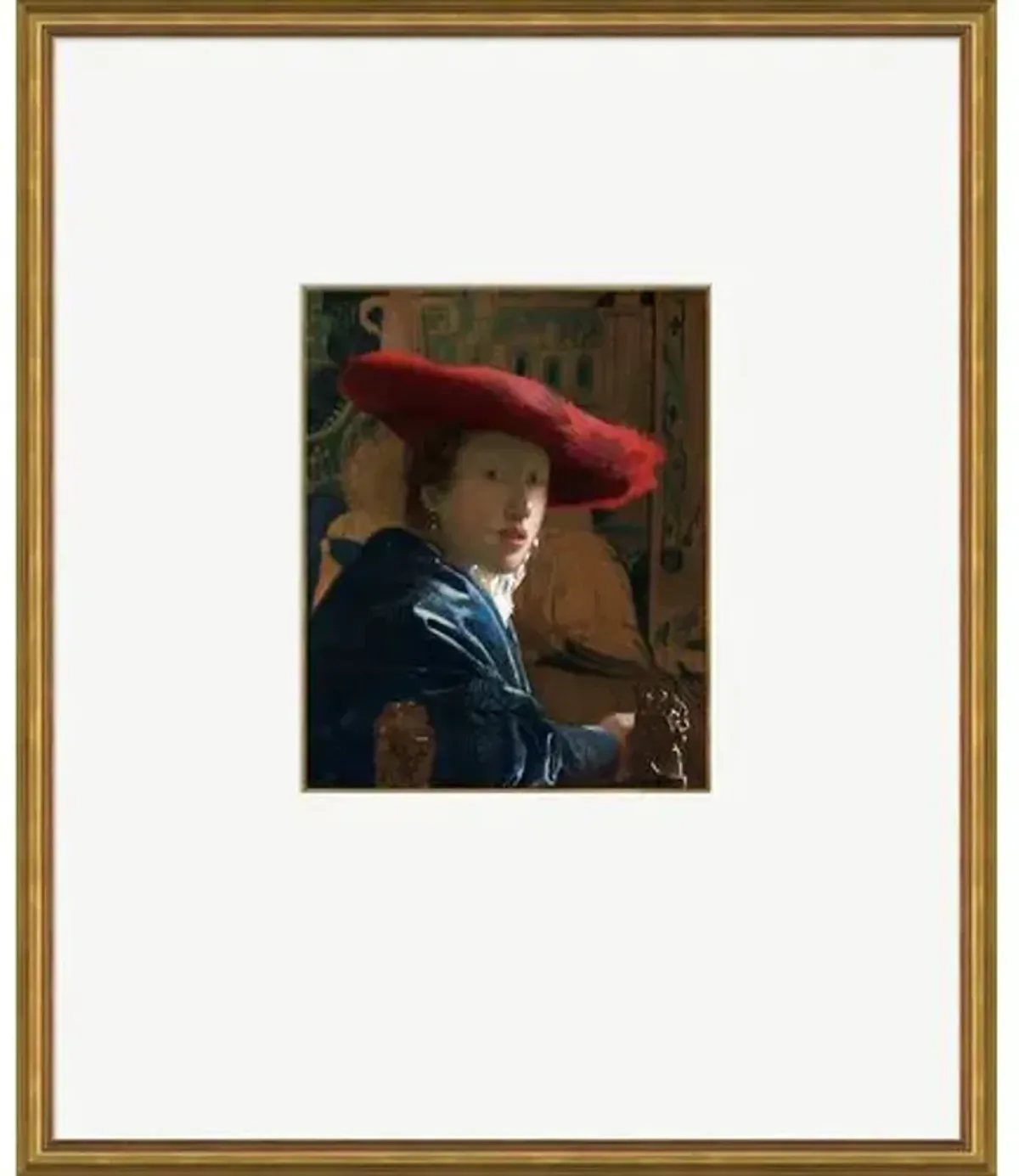 Bespoke by Baker - Girl with the Red Hat by Johannes Vemeer - 30" x 36" - Soicher Marin