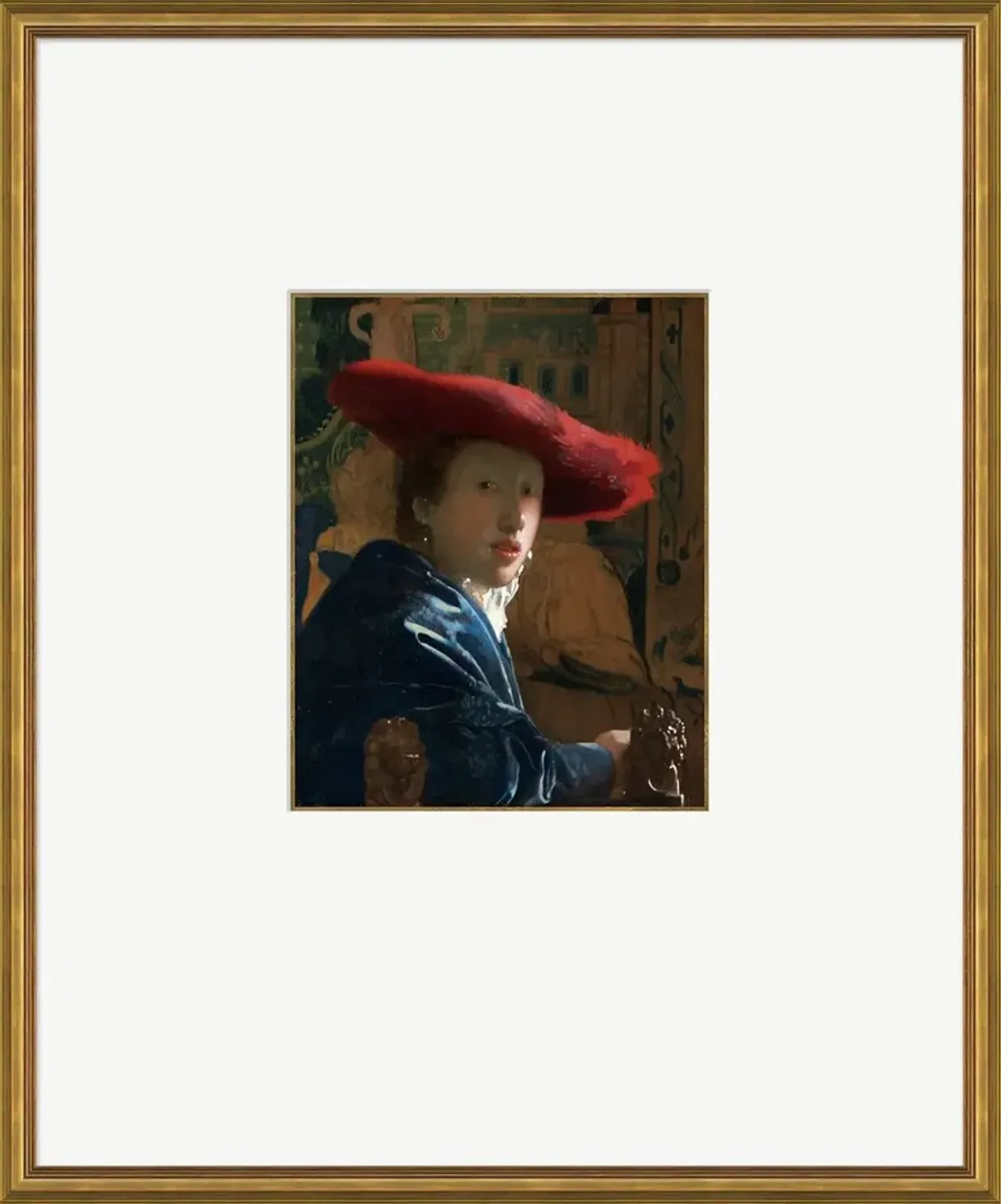 Bespoke by Baker, Girl with the Red Hat by Johannes Vemeer, 30" x 36"