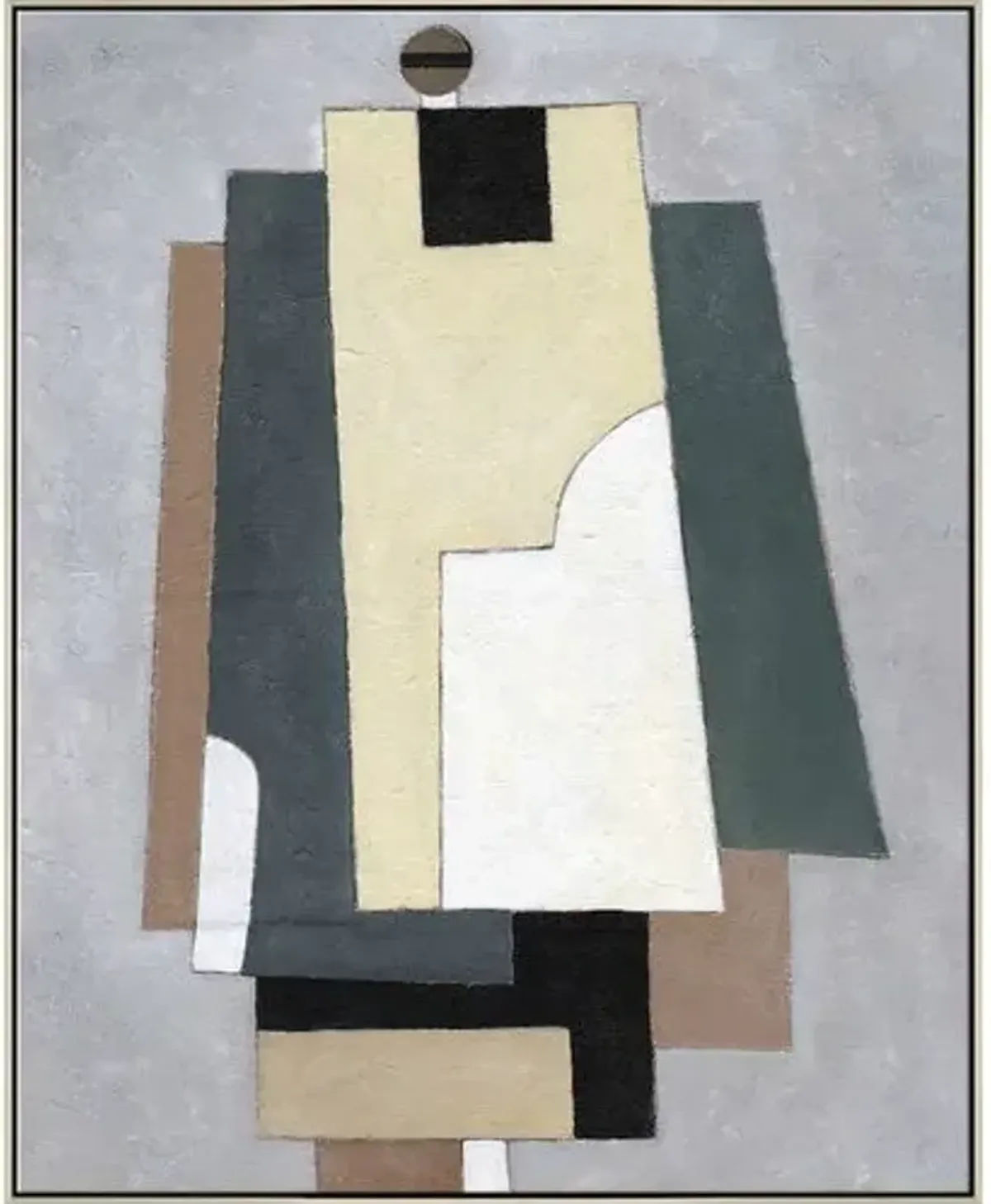 Bespoke by Baker - Homage to Marsden Hartley Painting I - 32" x 40" - Soicher Marin - Gray