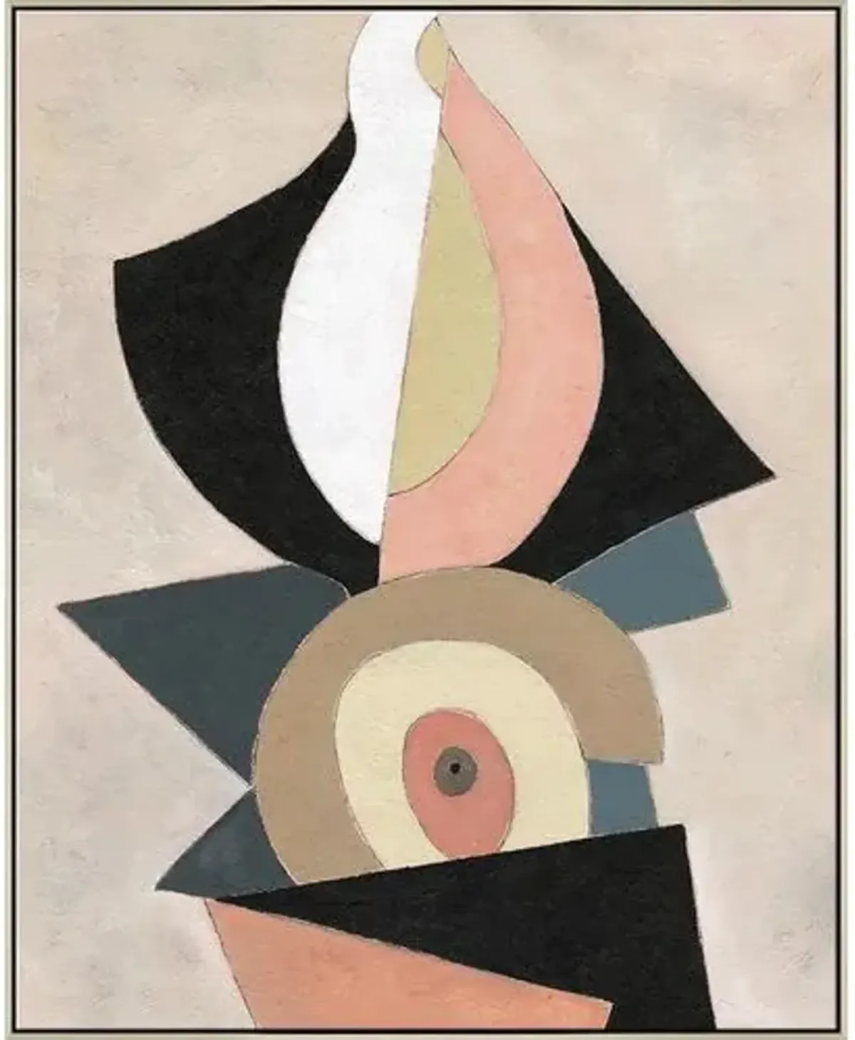 Bespoke by Baker - Homage to Marsden Hartley Painting II - 32" x 40" - Soicher Marin - Gray