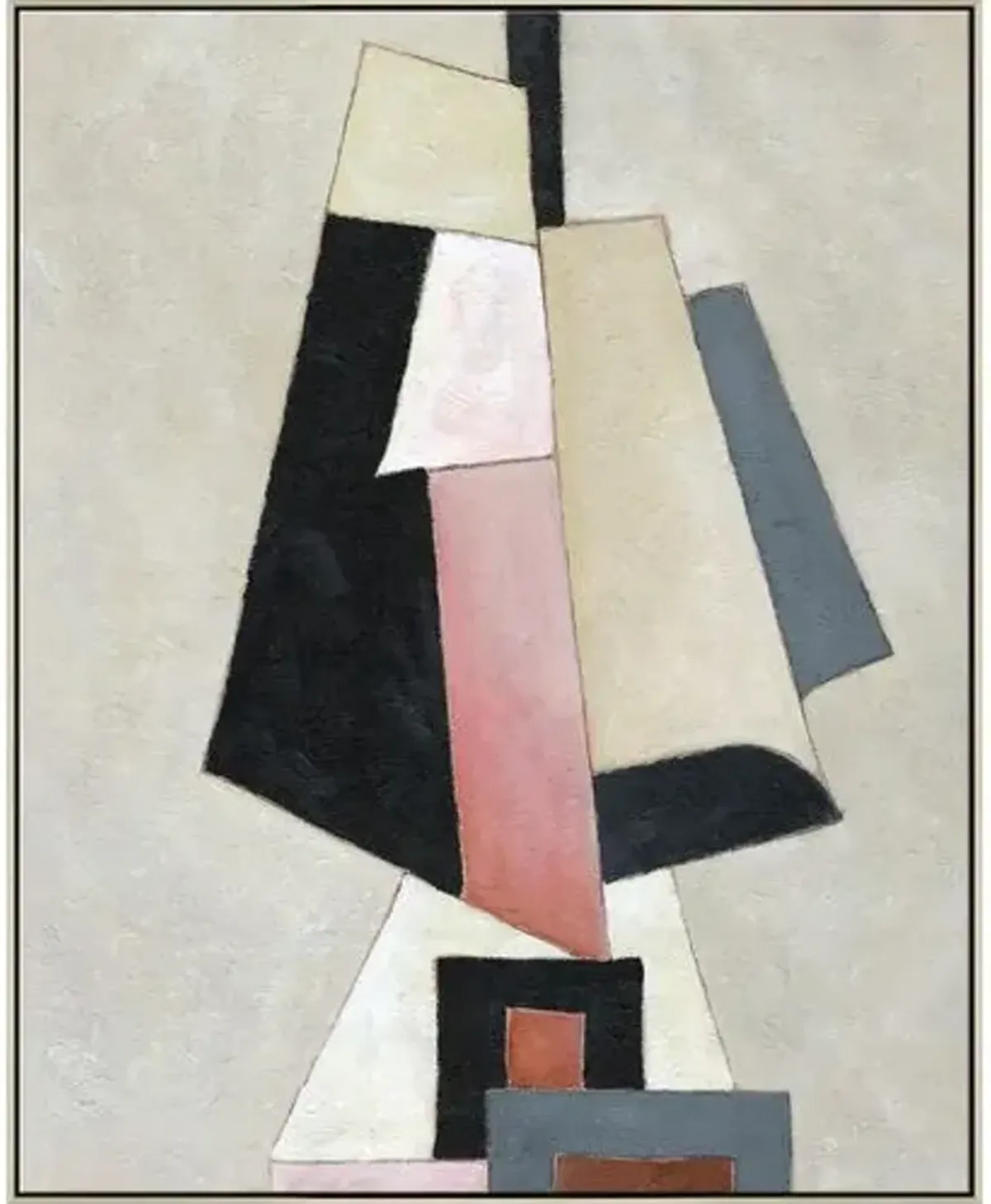 Bespoke by Baker - Homage to Marsden Hartley Painting VII - 55" X 68" - Soicher Marin - Gray