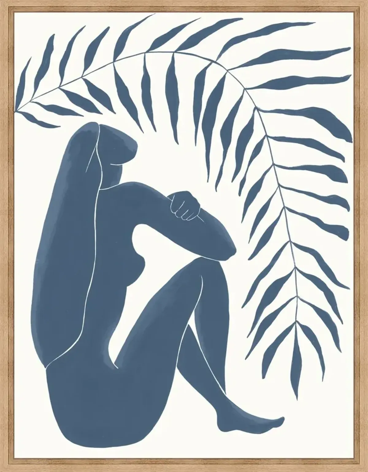 Gaea I Painting by Bella Lane - Blue