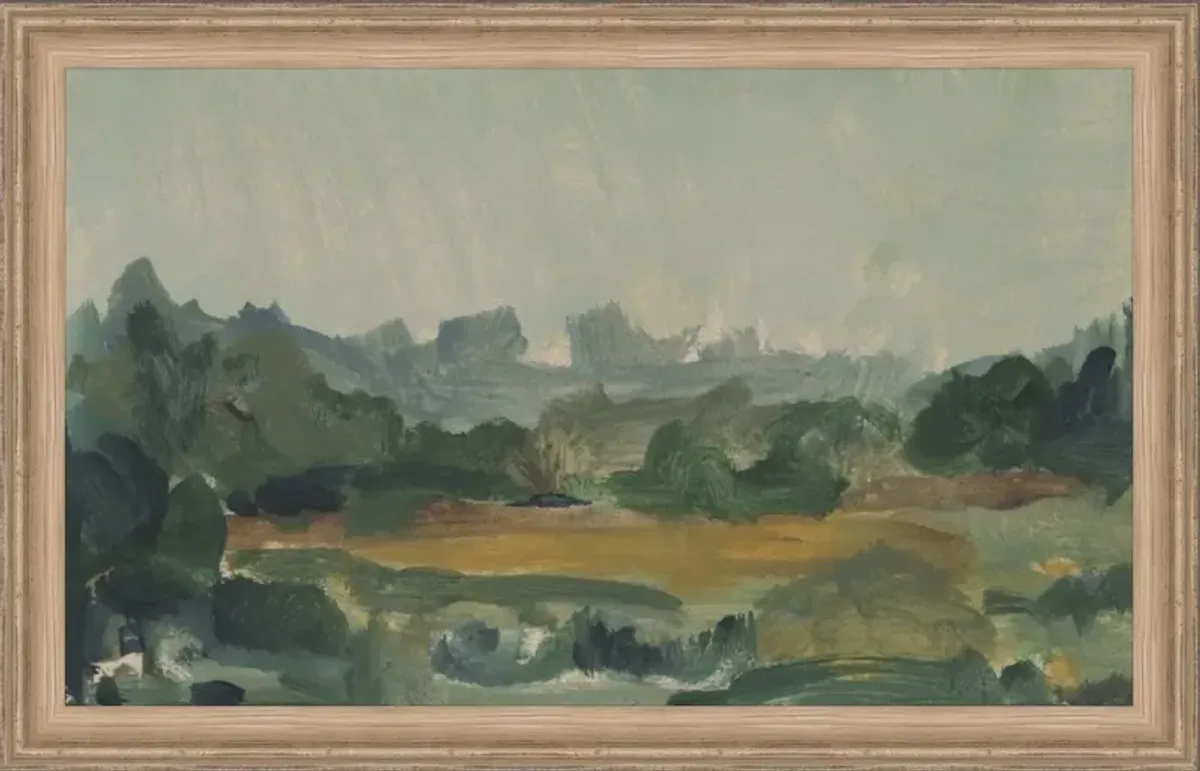 Seasons of Serenity II Painting by David Erickson - Green