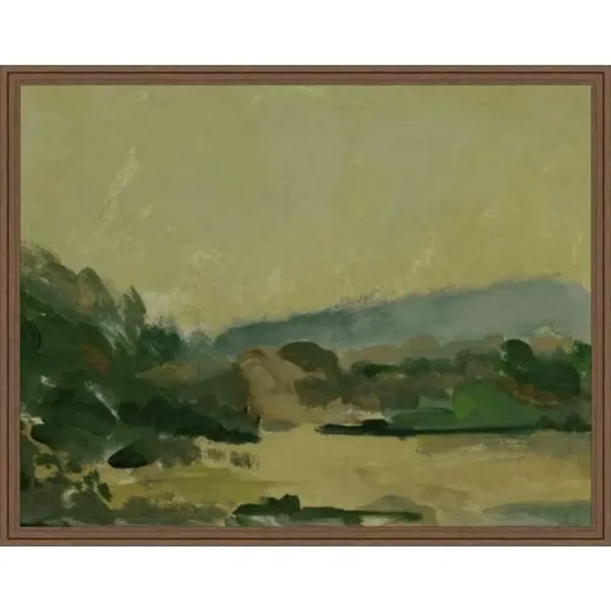 Verdant Serenity II Painting by David Erickson - Green