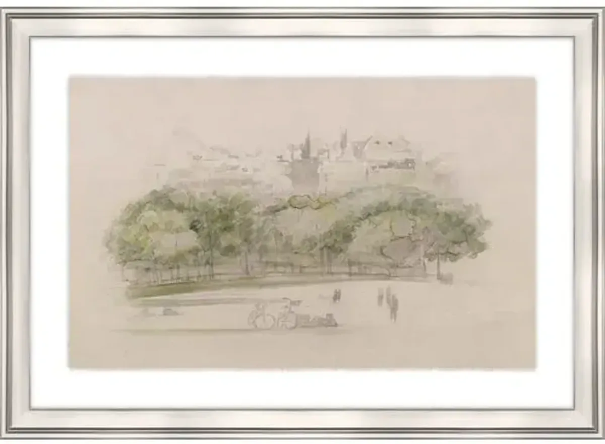 Lost in Time II Painting by D’Alessandro L on - Green