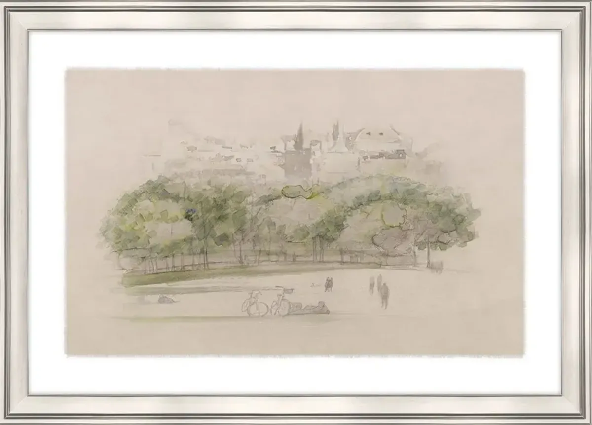 Lost in Time II Painting by D Alessandro Léon - Green