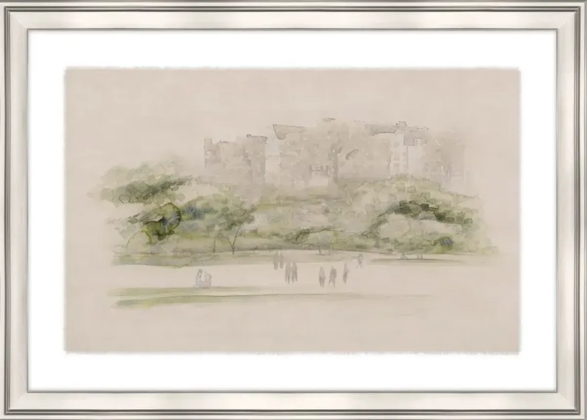 Lost in Time III Painting by D’Alessandro Léon - Green