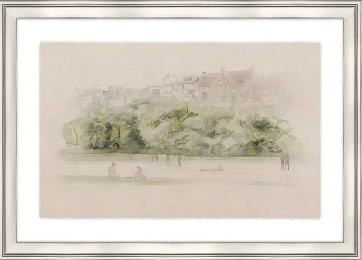 Lost in Time IV Painting by D’Alessandro Léon - Green