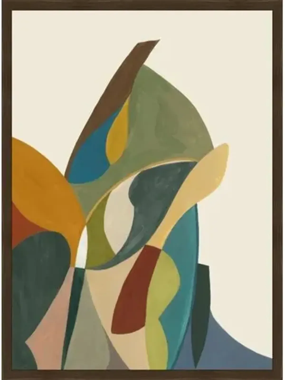 Color Perspective Painting by Jean Kenna - Green