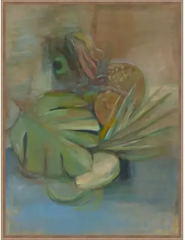 Tropical Bliss II Painting by Maelani Blue - Green