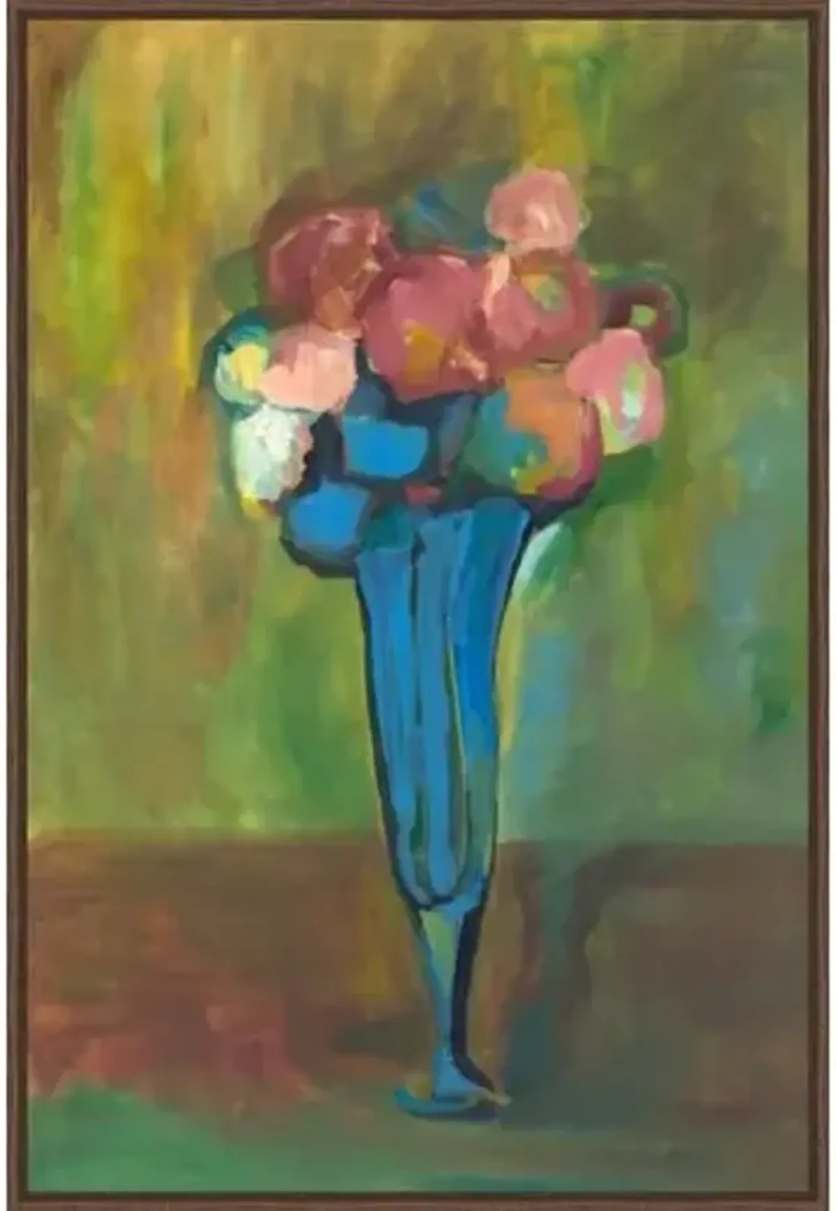 Bouquet in Blue I Painting by Maelani Blue