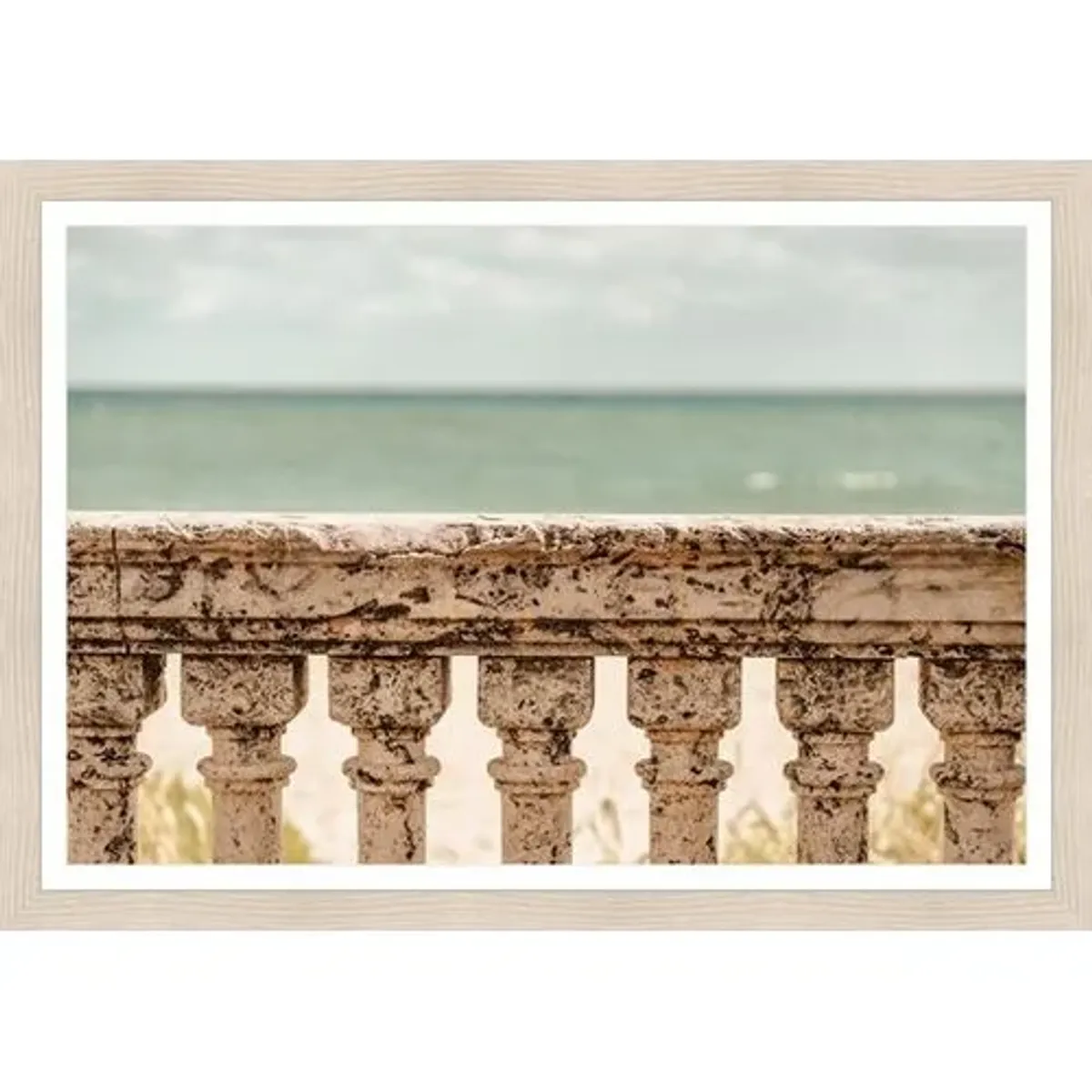 Old Beach Photograph by Adam Mowery - Blue