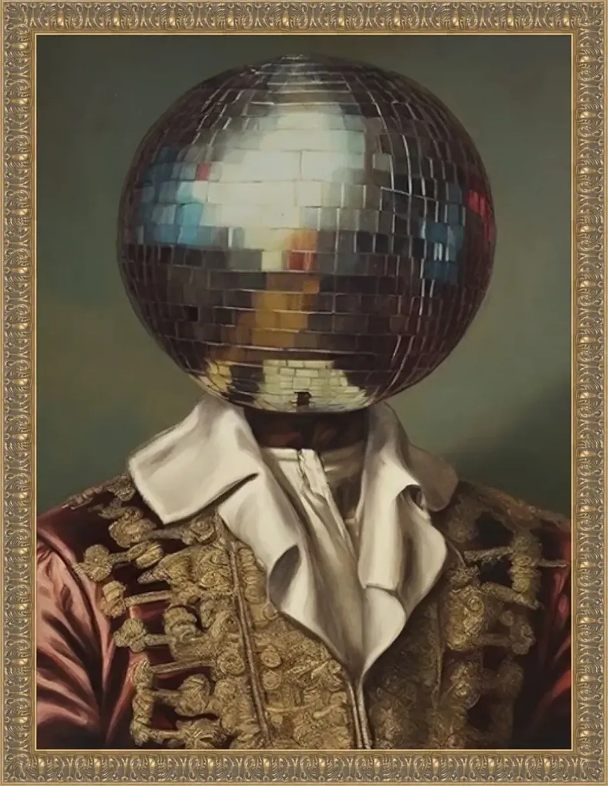 Disco Head King Photograph by Olive Perry - Green