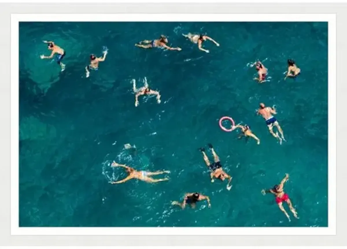 Blue Water Swim Photograph by Olive Perry