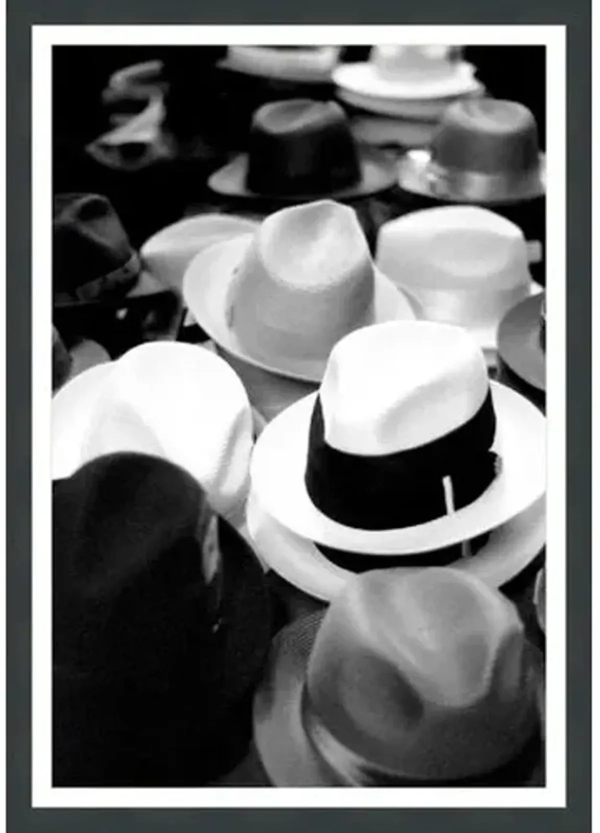 Hat Store Photograph by Sam Delaisse - Black