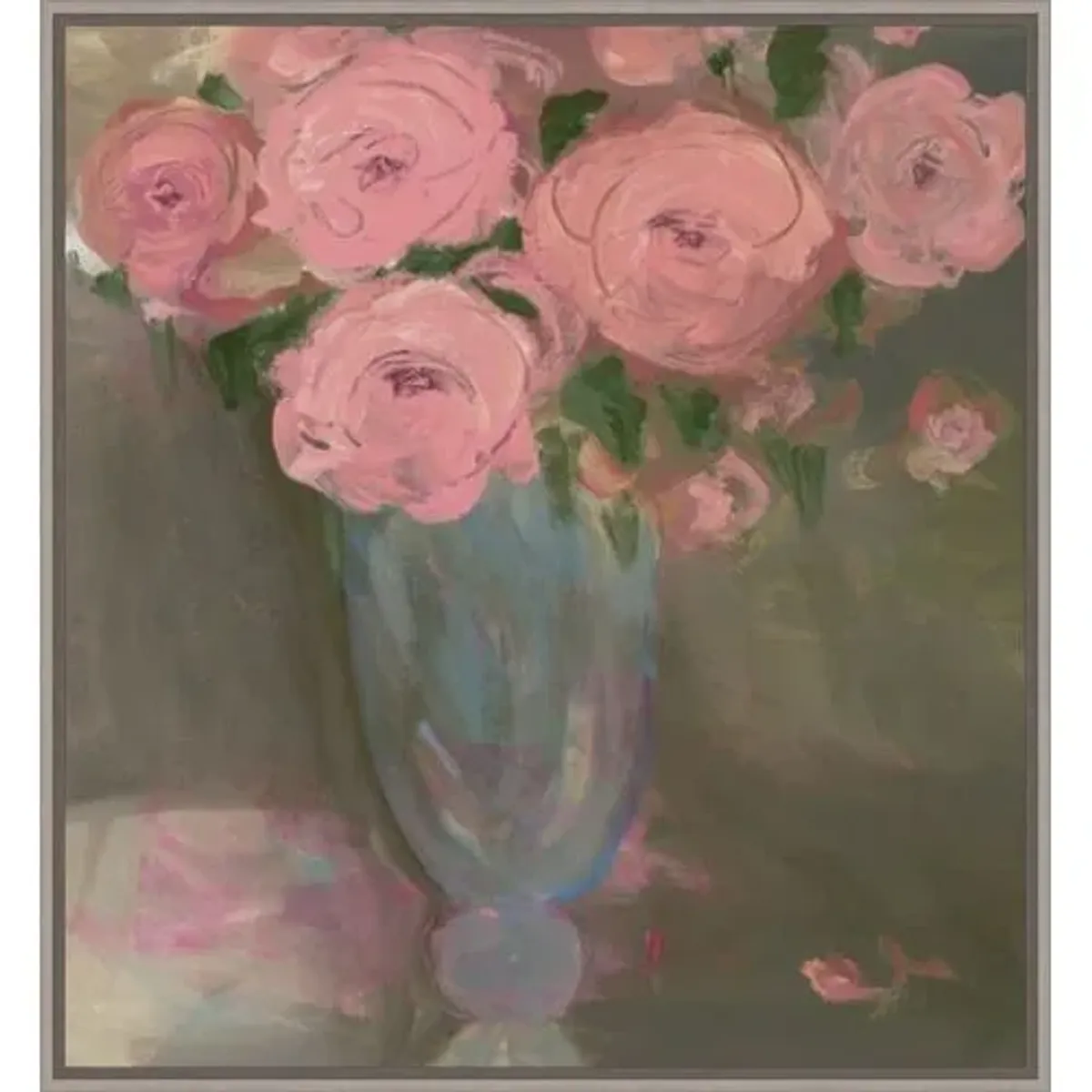 In the Morning Light II Painting by Susie Zol - Green