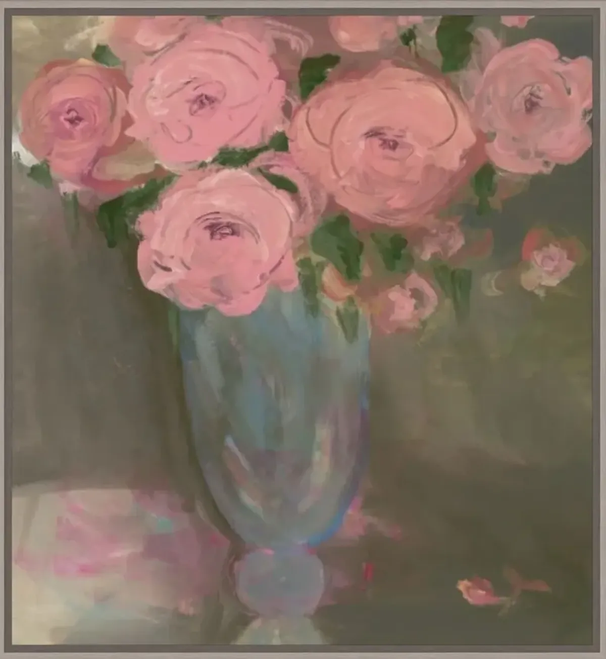 In the Morning Light II Painting by Susie Zol - Green