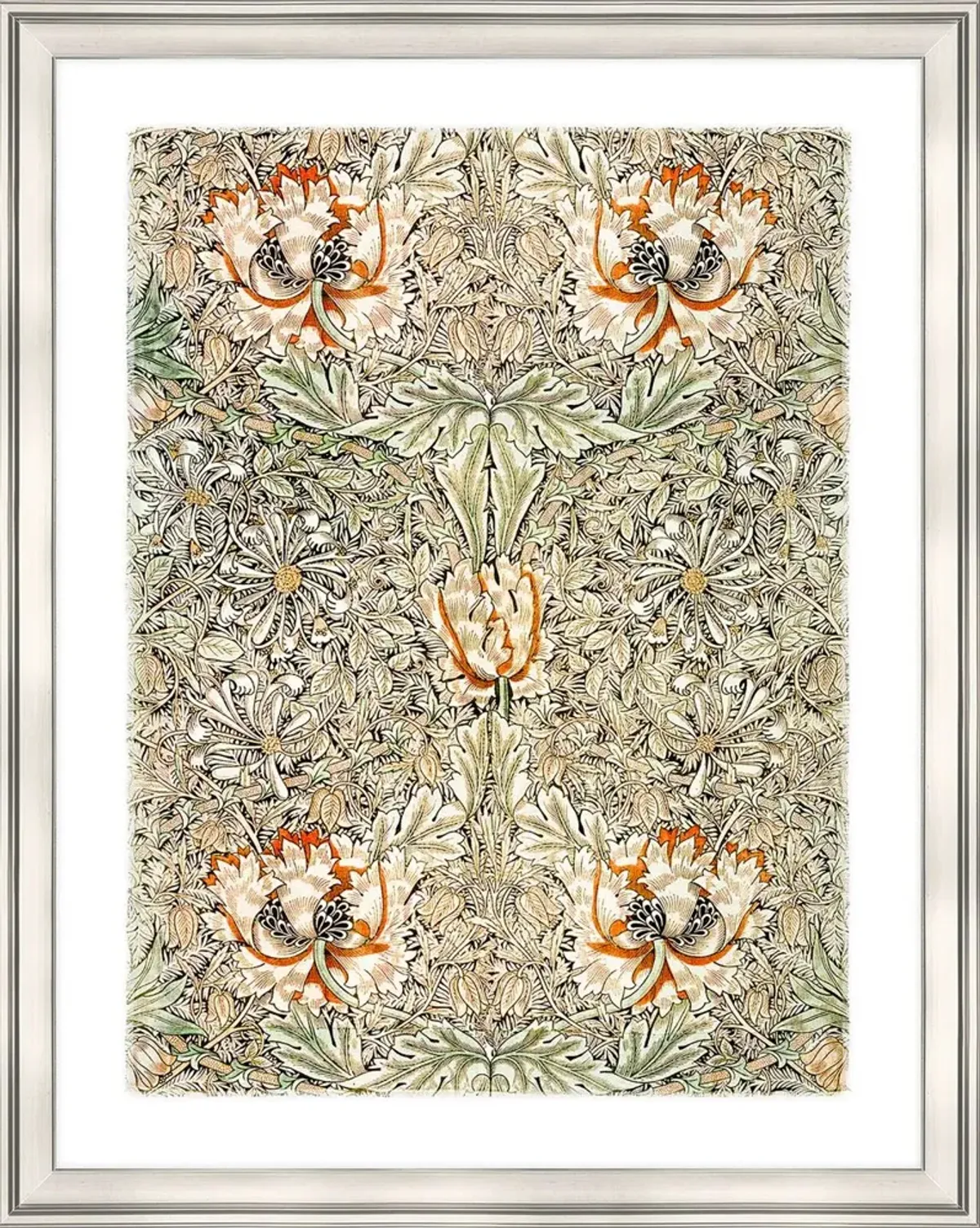 Honeysuckle Painting by Alex Zane - Green