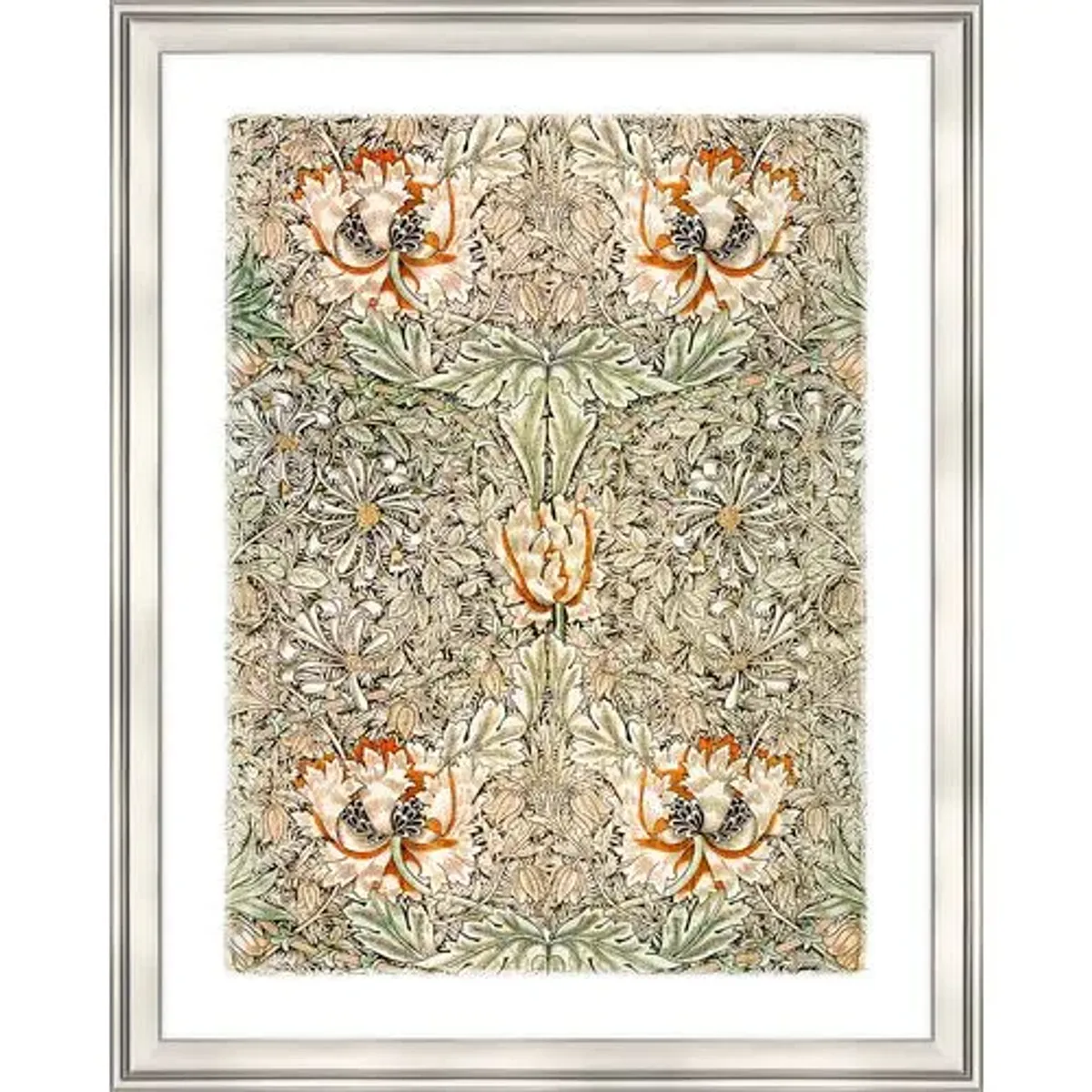 Honeysuckle Painting by Alex Zane - Green