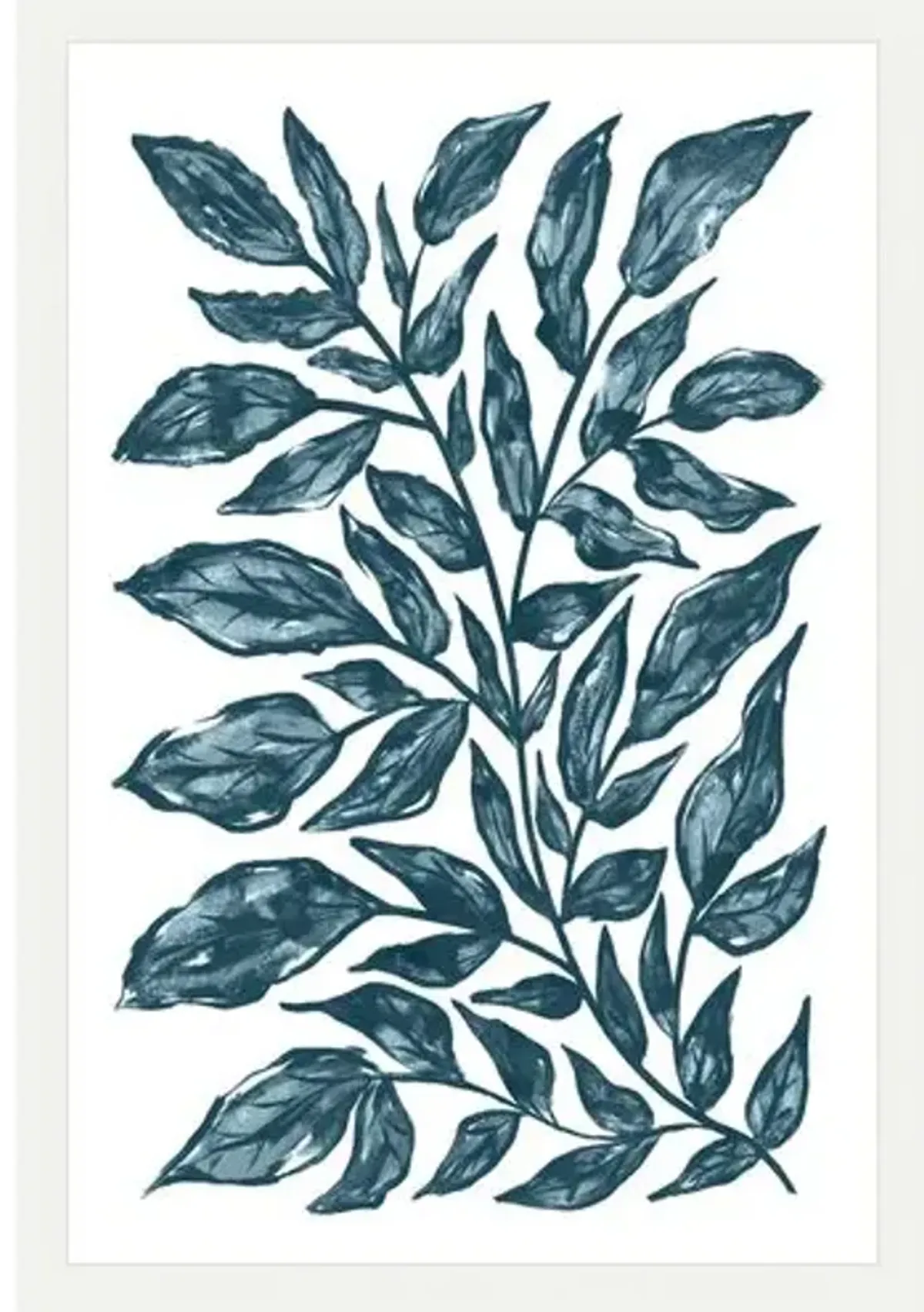 Blue Twigs Painting by Olive Perry