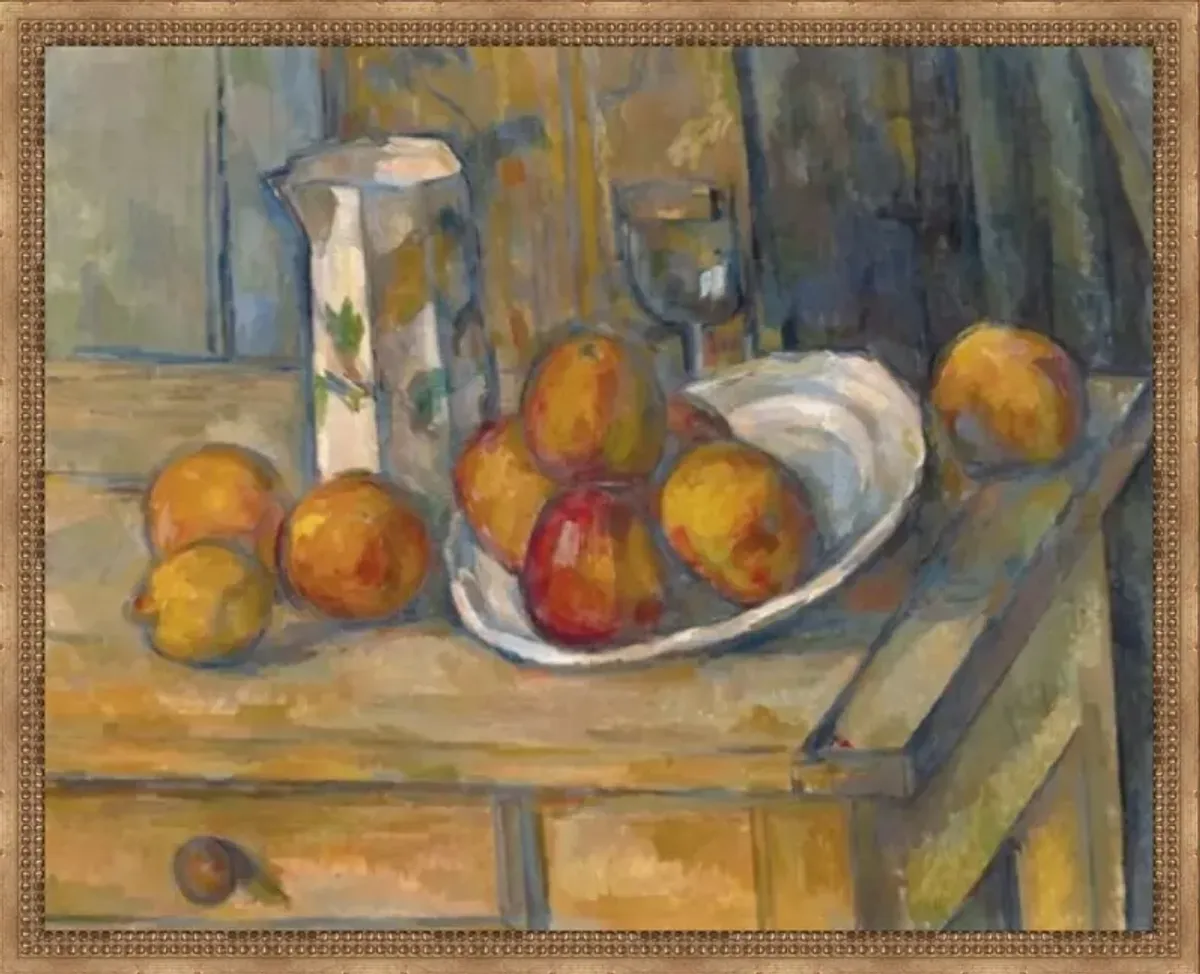 Still Life with Milk Jug and Fruit by Felix Rosenstiel's - Orange