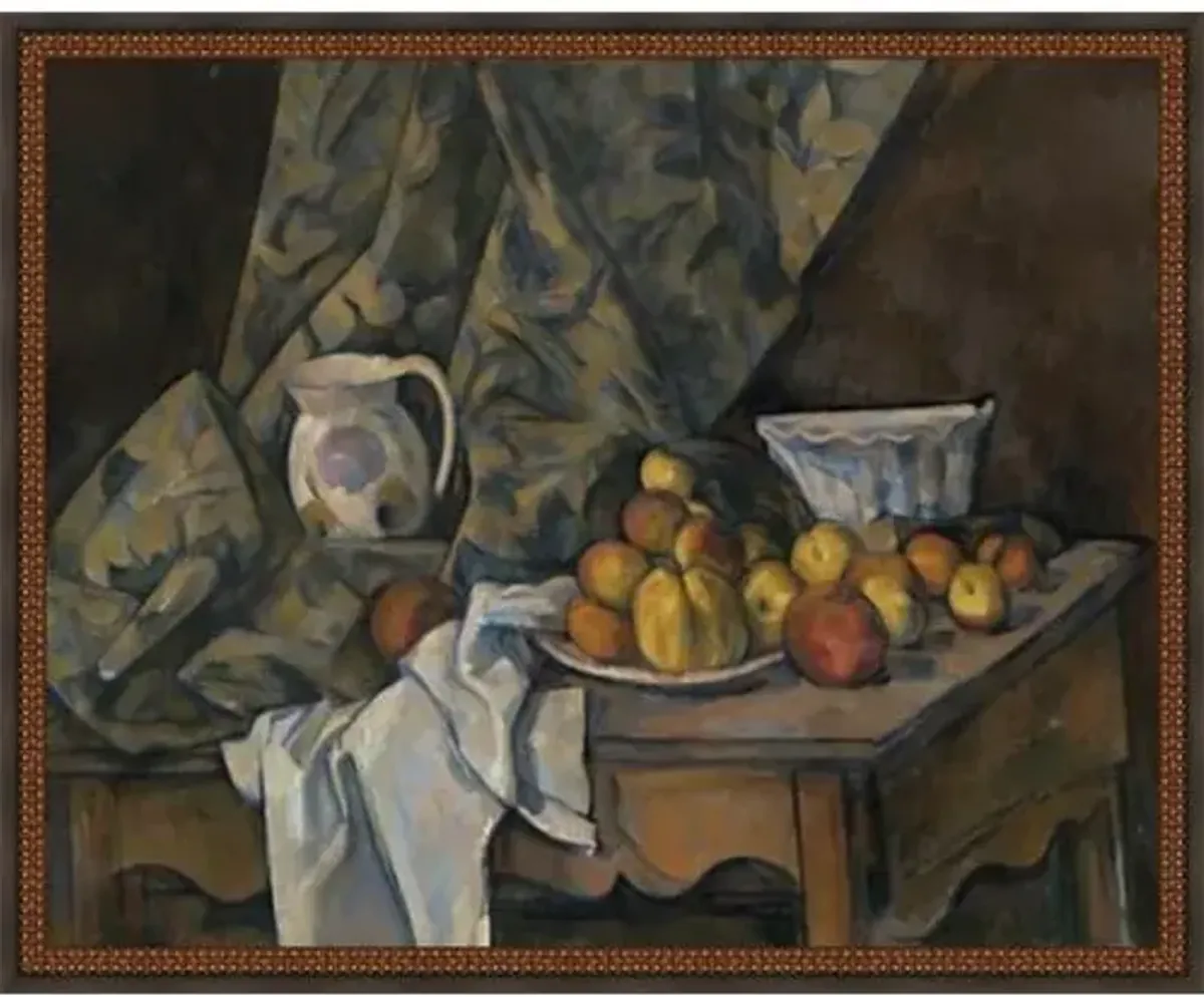 Still Life with Apples and Peaches by Felix Rosenstiel's - Brown