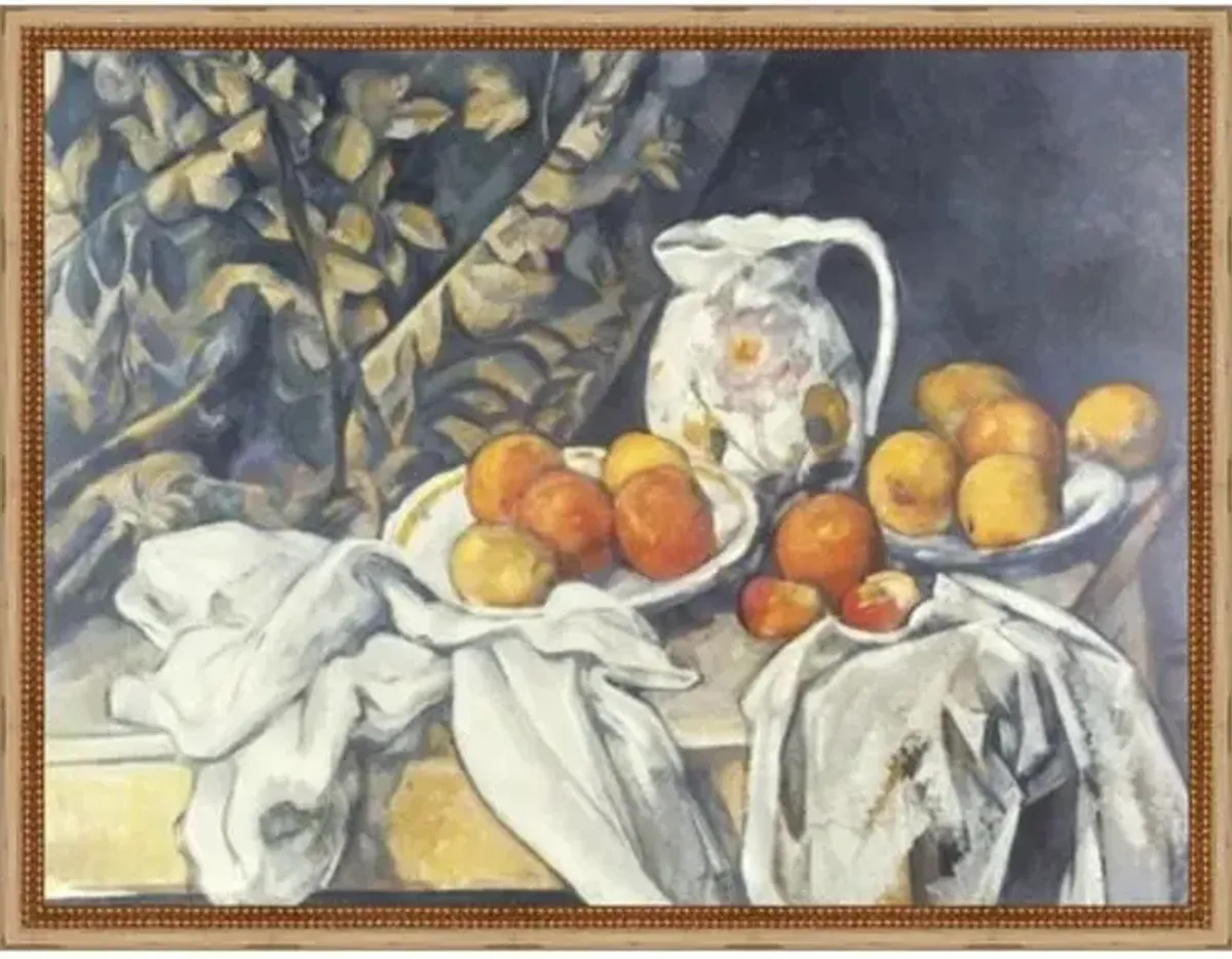 Still Life with a Curtain by Felix Rosenstiel's - Blue