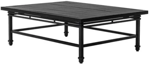 Nami Outdoor Aluminum Coffee Table - Black Sand Matte