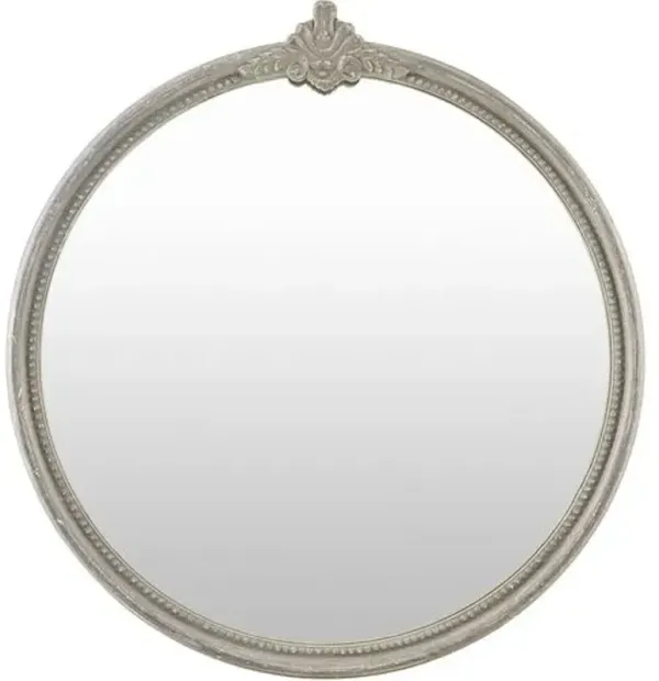 Zosia Round Antique Wall Mirror